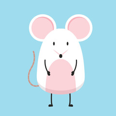 Rat character design. Sparklers vector. free space for text. copy space. Happy Chinese new year. Year of the rat wallpaper.