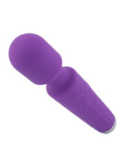 Dildo for vaginal and clitoral stimulation isolated in white.