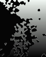 black and white background