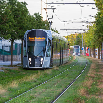 tram in Luxembourg City