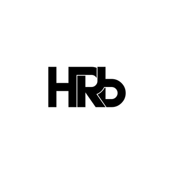 hrb letter original monogram logo design