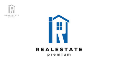Real Estate Logo Design Template With Premium Concept