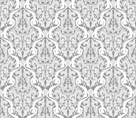 Illustration of an intricate seamlessly tilable repeating Islamic motif vinatge pattern