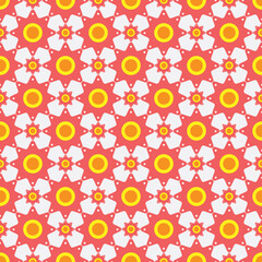 Seamless pattern with flowers