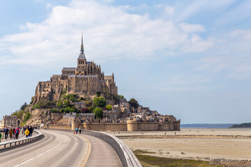 Fototapeta na wymiar Mont Saint-Michel Abbey. France