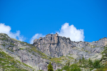 Fototapeta na wymiar Rocks of Ergaki Natural Park