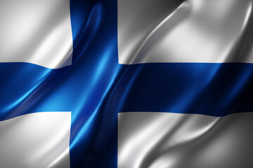 Finland 3d flag