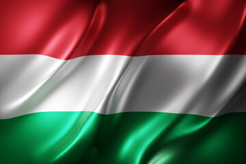 Hungary 3d flag - 528415424