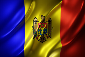 Moldova 3d flag