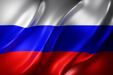 Russian Federation 3d flag