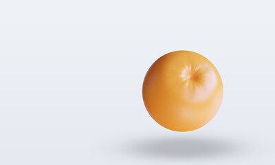 3d Fruits Grapefruit rendering top view