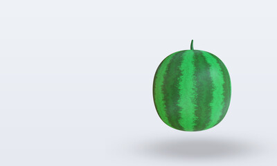 3d Fruits Watermelon rendering right view