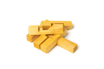 Wood Puzzle, Brain Teaser, Wooden Logic Game 3d Block