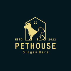 Pet house modern design template