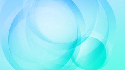 Abstract circle green and blue light creative background illustration.