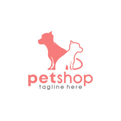 Pet shop logo premium quality vector