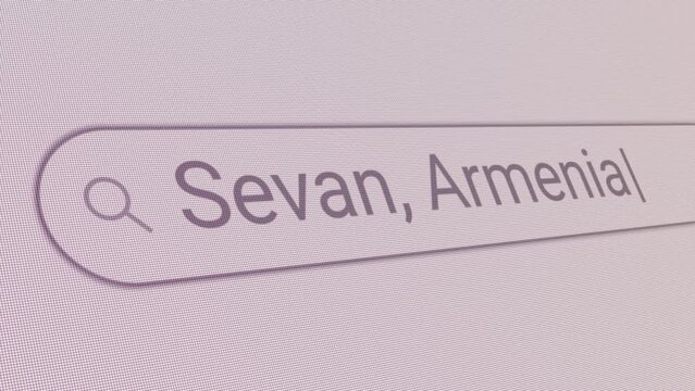 Search Bar Sevan Armenia 
Close Up Single Line Typing Text Box Layout Web Database Browser Engine Concept
