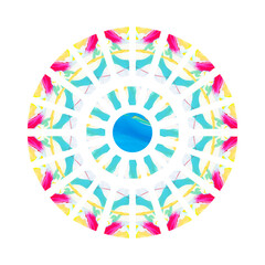 Beautiful Mandala Ornament - Mandala Colorful