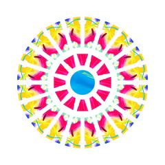 Beautiful Mandala Ornament - Mandala Colorful