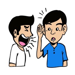 hearing impaired cartoon