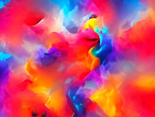Plakat Abstract Colorful Background Art