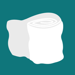 Bandage roll, illustration, vector, cartoon