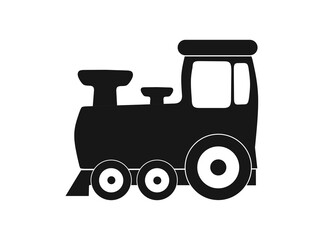 train icon. locomotive icon with trendy design