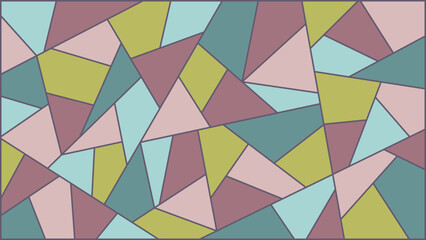 colorful mosaic background with triangles and lines