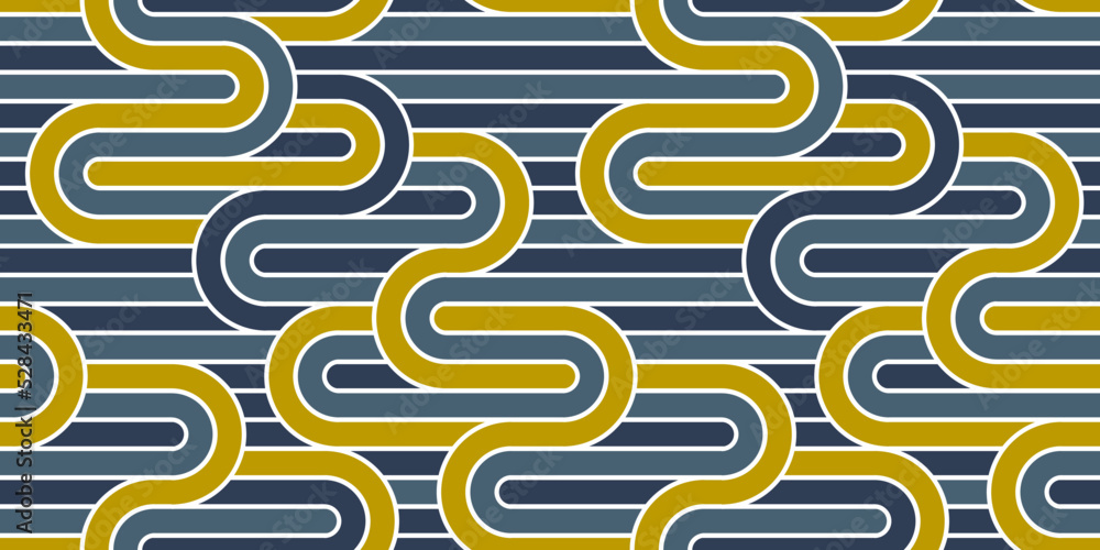 Poster seamless lines pattern, stripy geometric vector abstract background, linear stripy net, optical maze