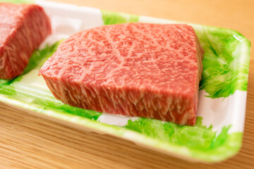 Japanese domestic Wagyu beef slices (Gunma, Jyoshu beef)