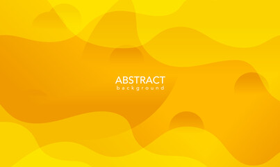 Abstract background vector illustration, Yellow background, abstract orange background