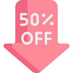 discount flat icon