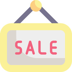 sale flat icon