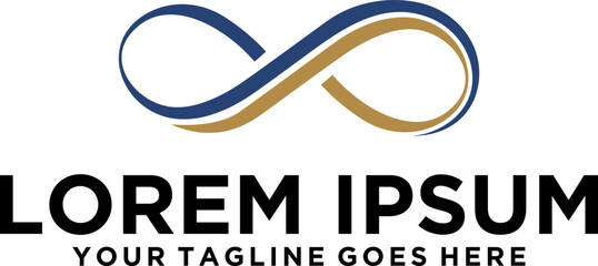 Infinity letter S P logo design