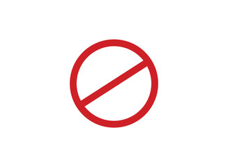 Stop sign icon design. isolated on white background.