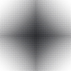 Halftone square dots. Checkered halftone pattern. Abstract squares background.