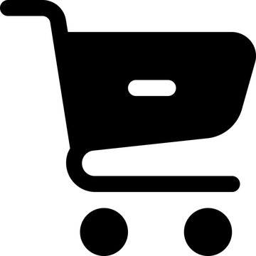 remove cart glyph icon