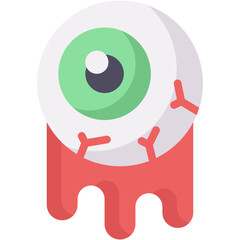 eyeball flat icon