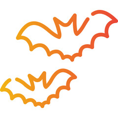 bat gradient icon