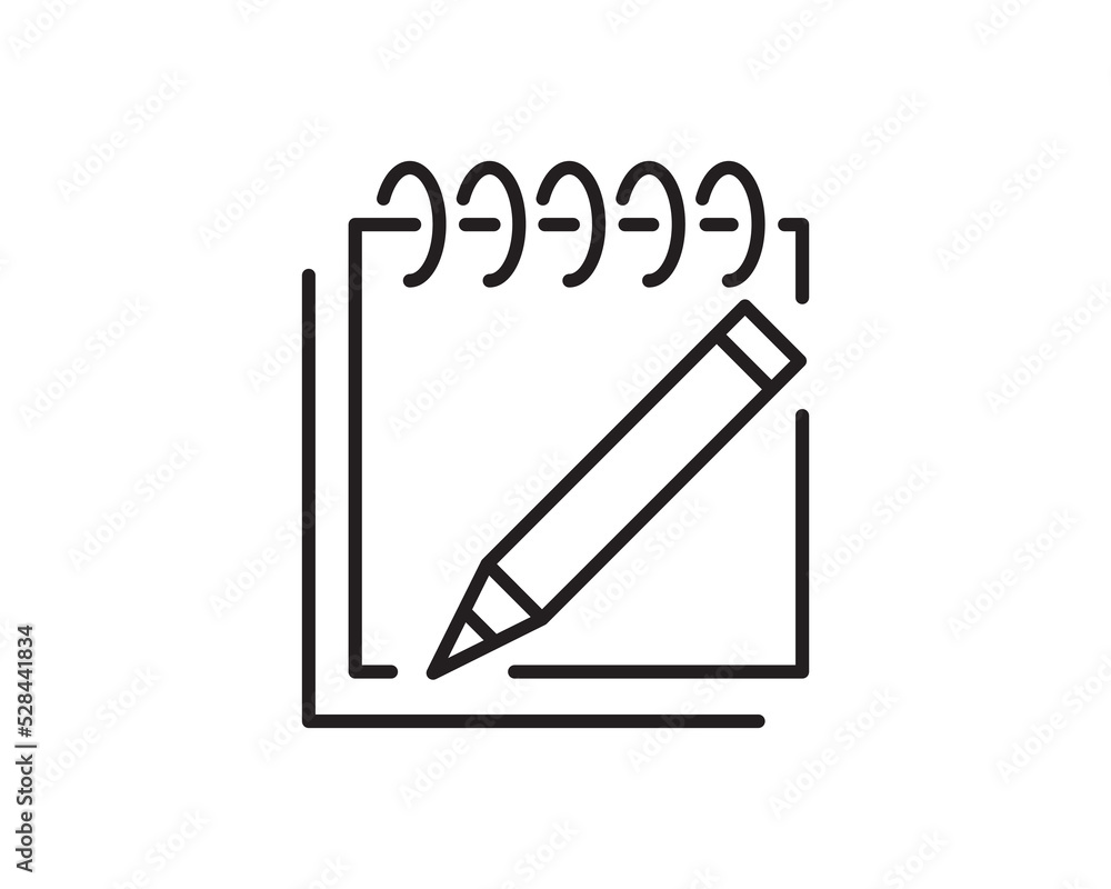 Aufkleber note icon vector sign. paper message or document page.