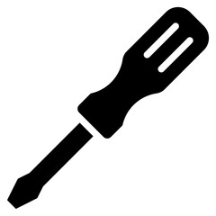 screwdriver glyph icon