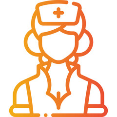 nurse gradient icon