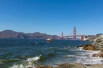 Photo sur Plexiglas Plage de Baker, San Francisco Golden Gate Bridge Baker Beach San Francisco Californie