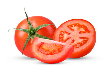 Tomato isolated on alpha layer - obrazy, fototapety, plakaty