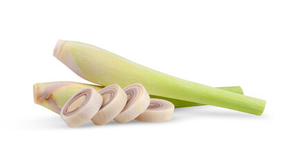 Lemongrass isolated on alpha layer