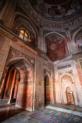 Interior of the Jama Masjid Mosque in Fatehpur Sikri, Agra, Uttar Pradesh, India, Asia