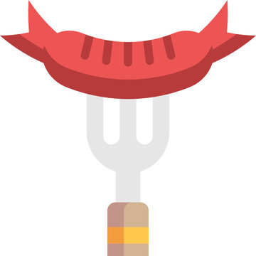 Sausage Flat Icon