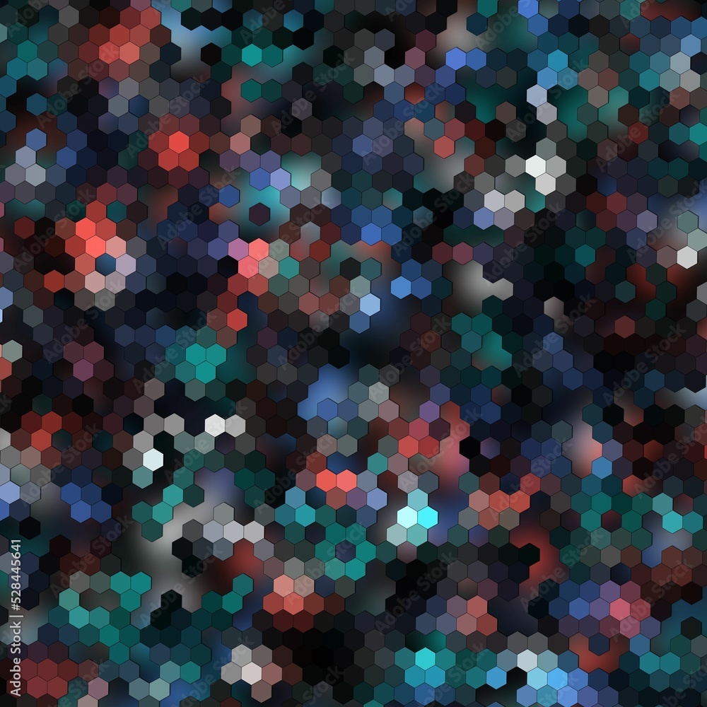 Poster abstract multicolored low poly mosaic hexagon style background bright geometric hexagon imagin