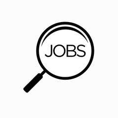 Job Seeker Icon. Employee Candidate Symbol - Vector.     