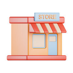 Department Store 3d icon